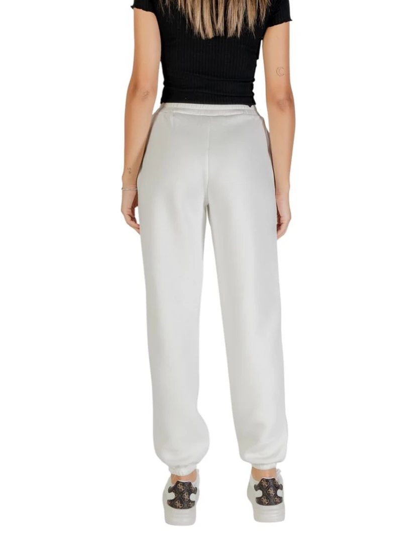 White Viscose Joggers (Workout Pants)
