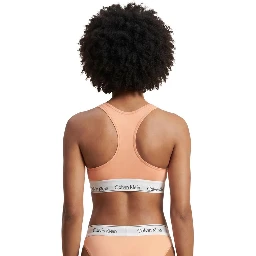 Orange Cotton Bra