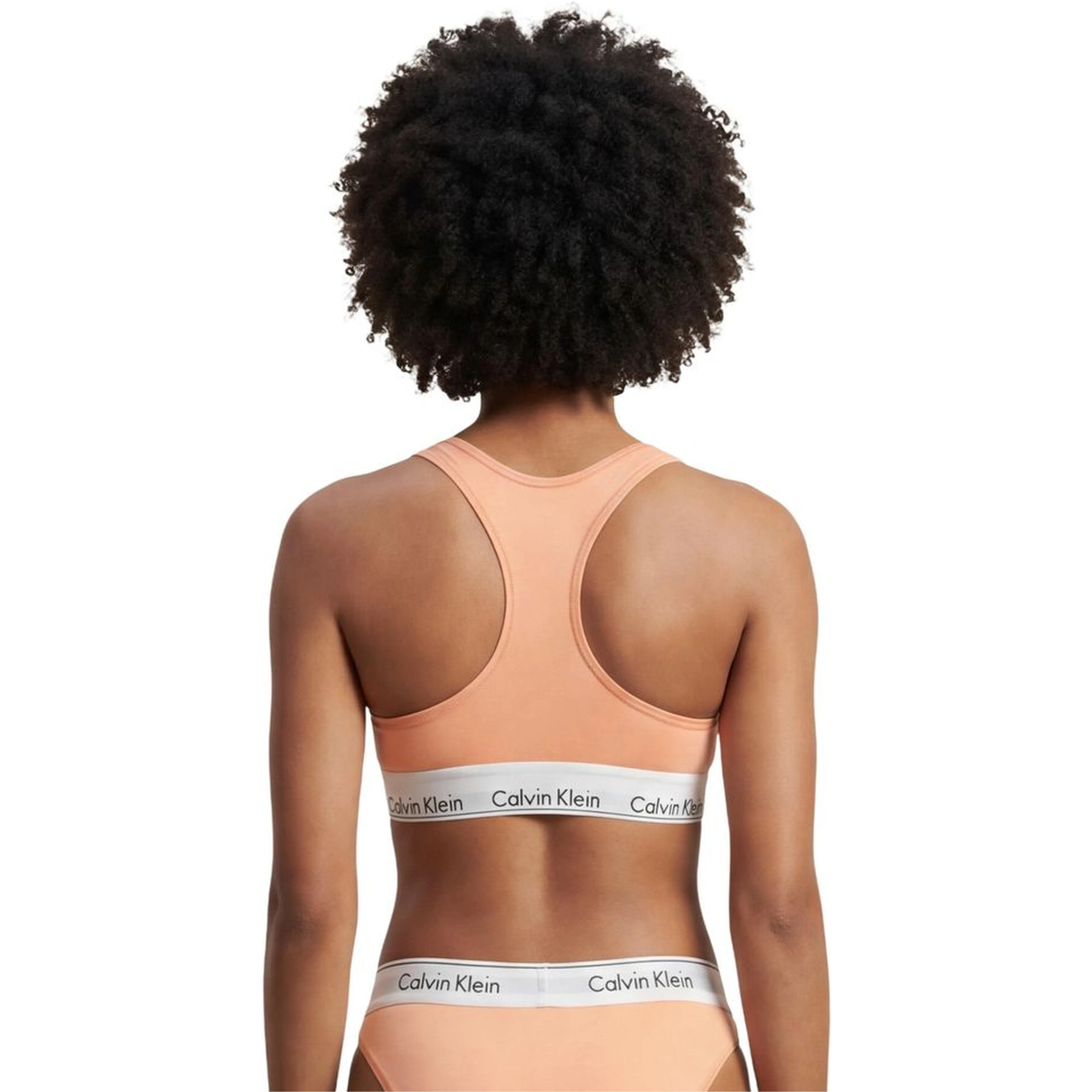 Orange Cotton Bra