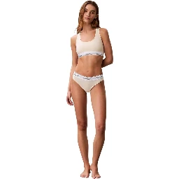 Beige Cotton Bra