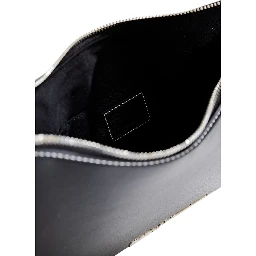 Black Artificial Leather Handbag