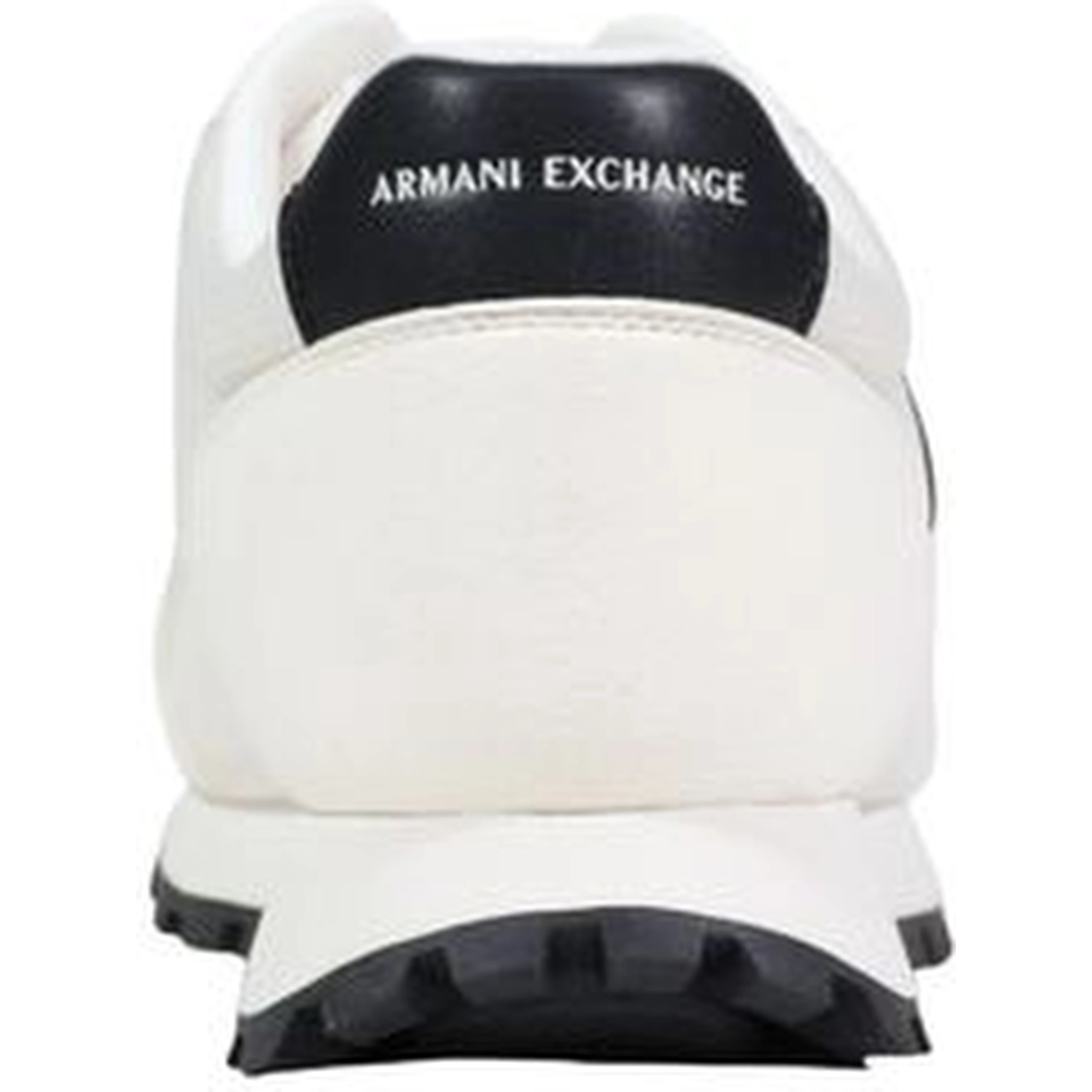 Black And White Polyester Athletic Sneakers