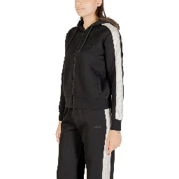 Black Cotton Hoodie