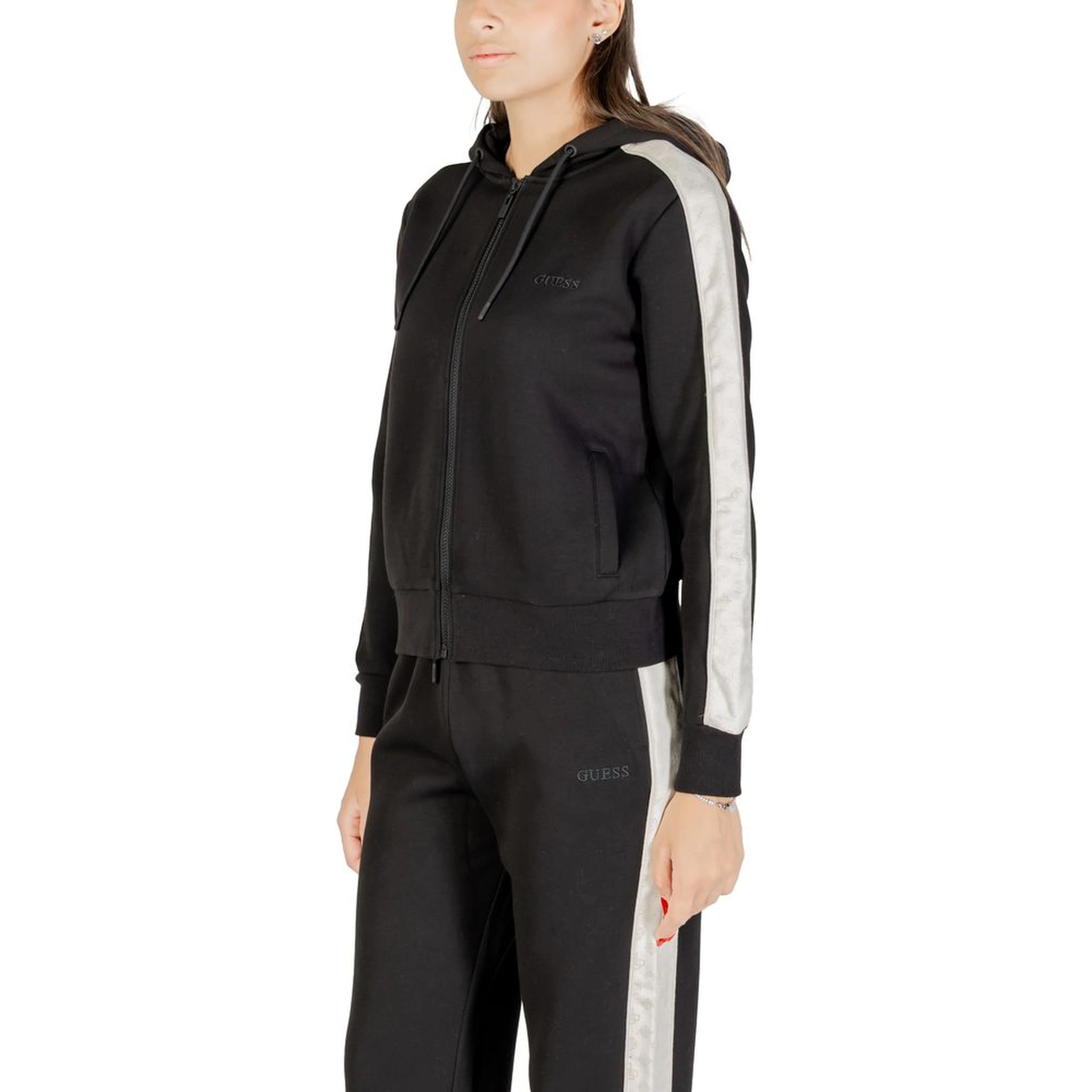 Black Cotton Hoodie
