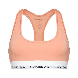 Orange Cotton Bra