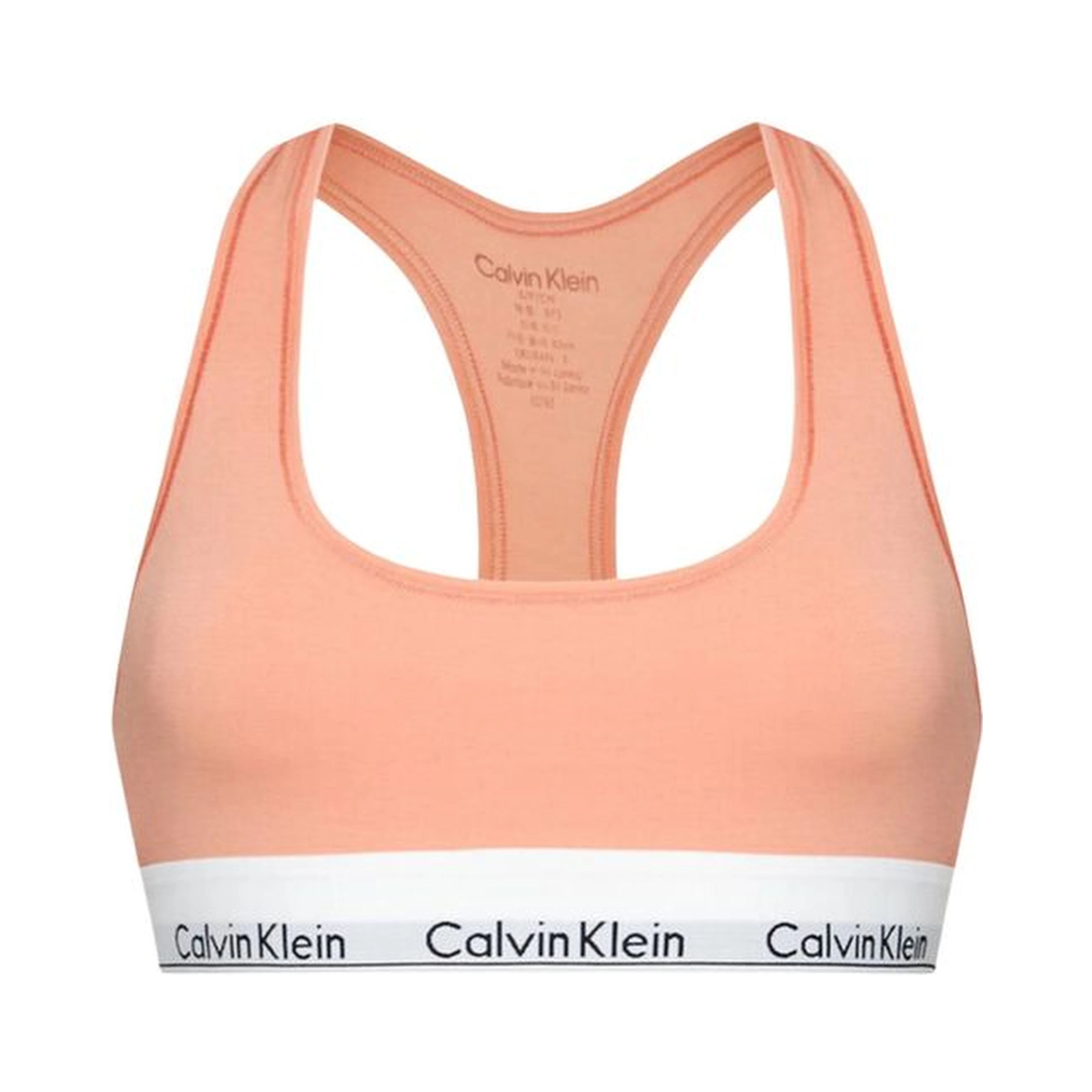 Orange Cotton Bra