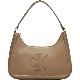 Beige Polyethylene Handbag