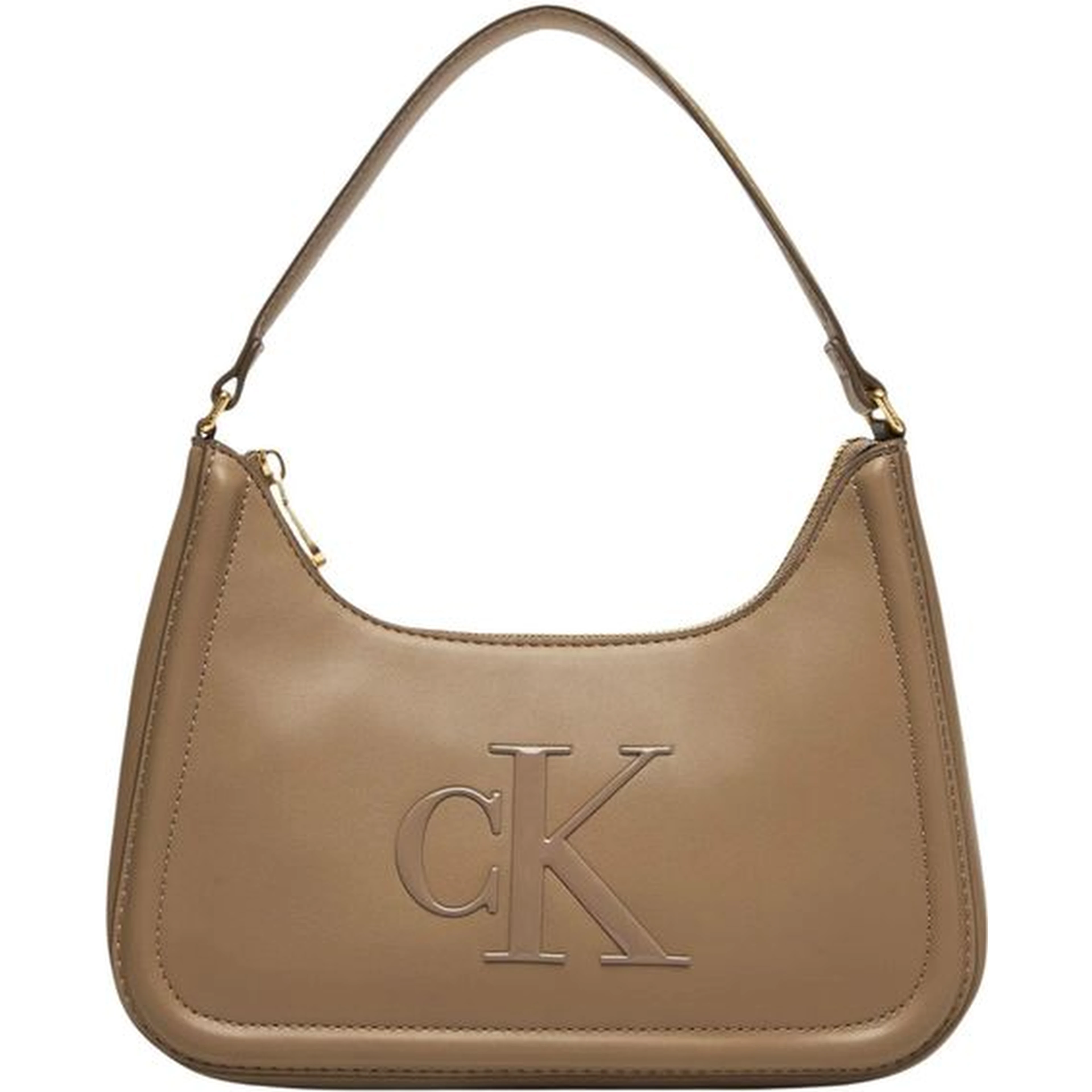 Beige Polyethylene Handbag
