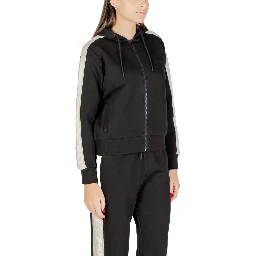 Black Cotton Hoodie