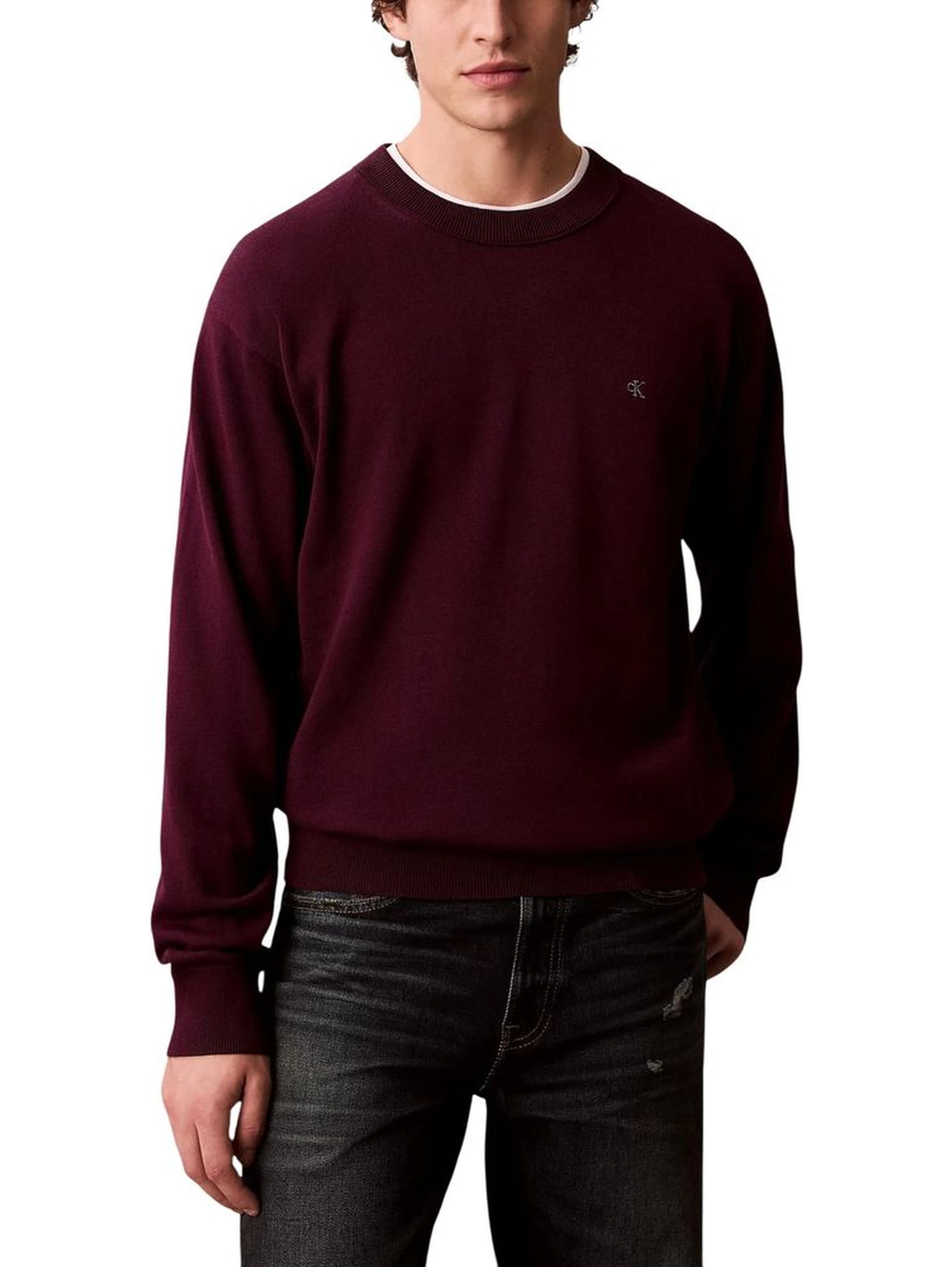 Purple Cotton Sweatshirt