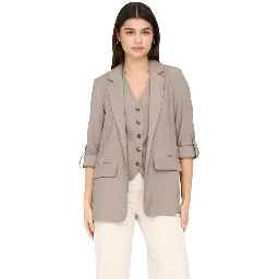 Beige Viscose Blazer