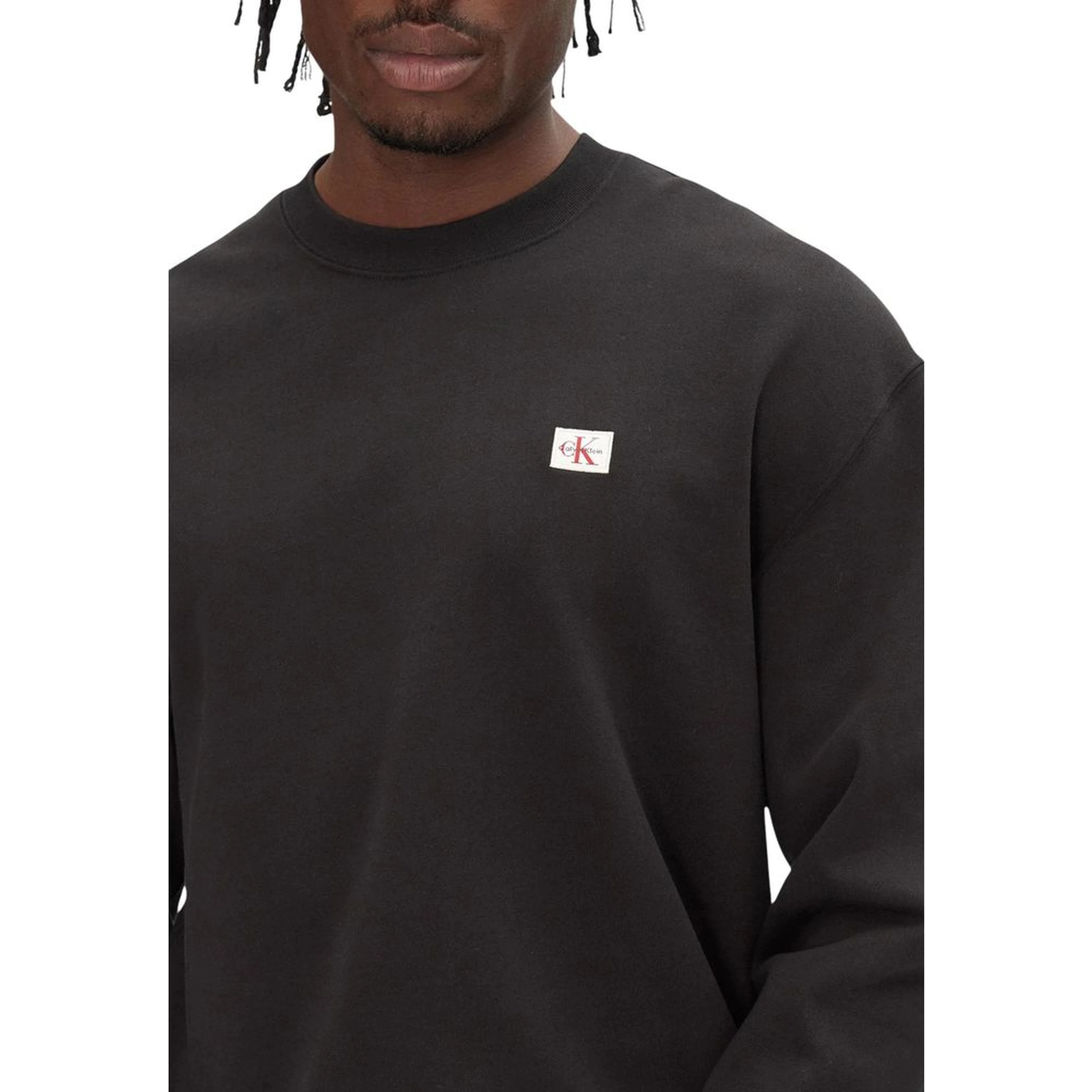 Black Cotton Sweatshirt