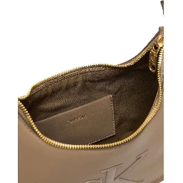 Beige Polyethylene Handbag