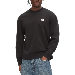 Black Cotton Sweatshirt