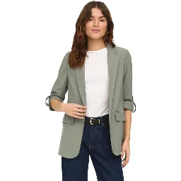 Green Viscose Blazer