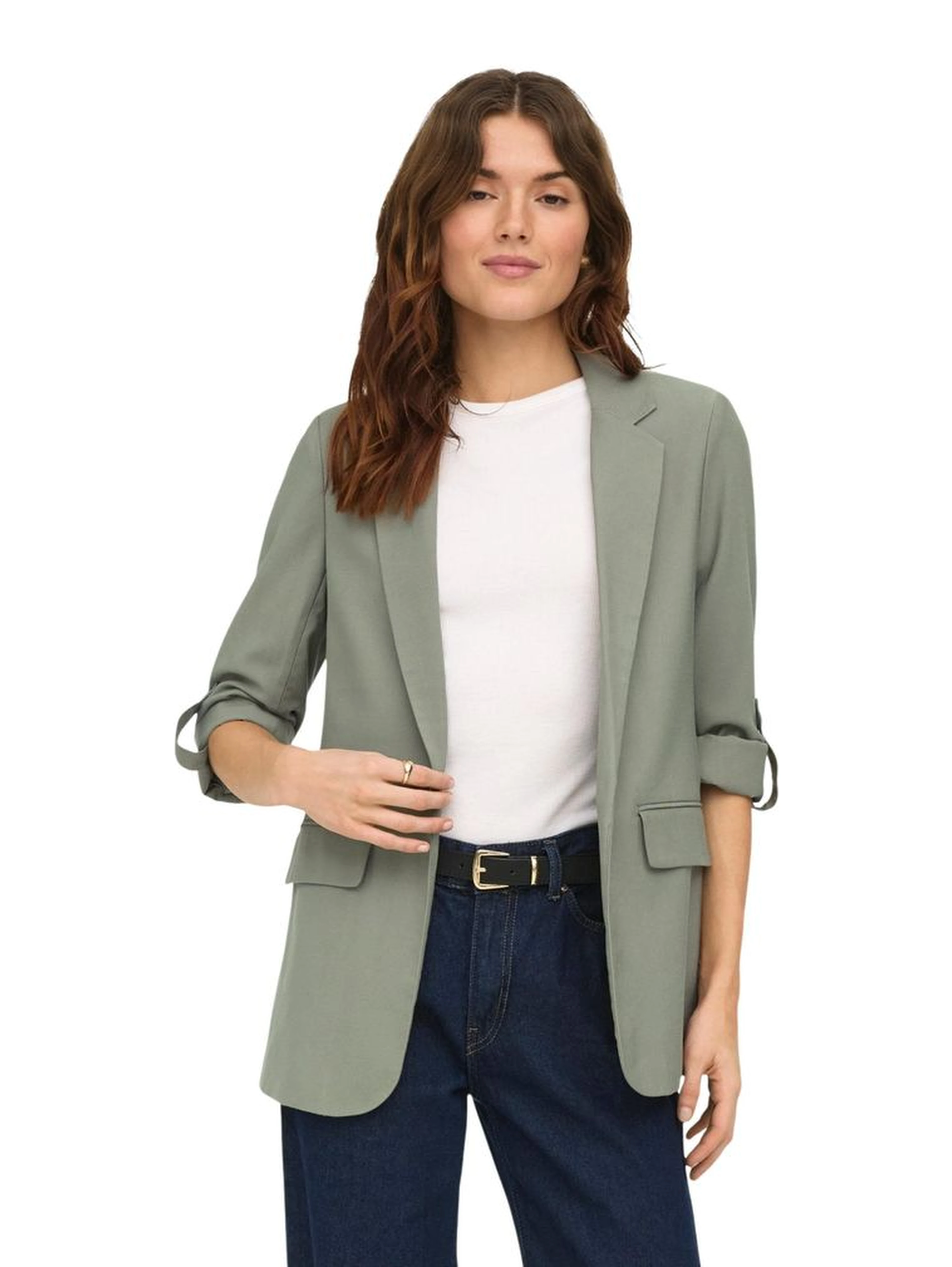 Green Viscose Blazer