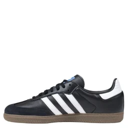 Black Leather Athletic Sneakers
