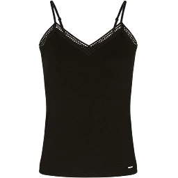 Black Viscose Tank Tops