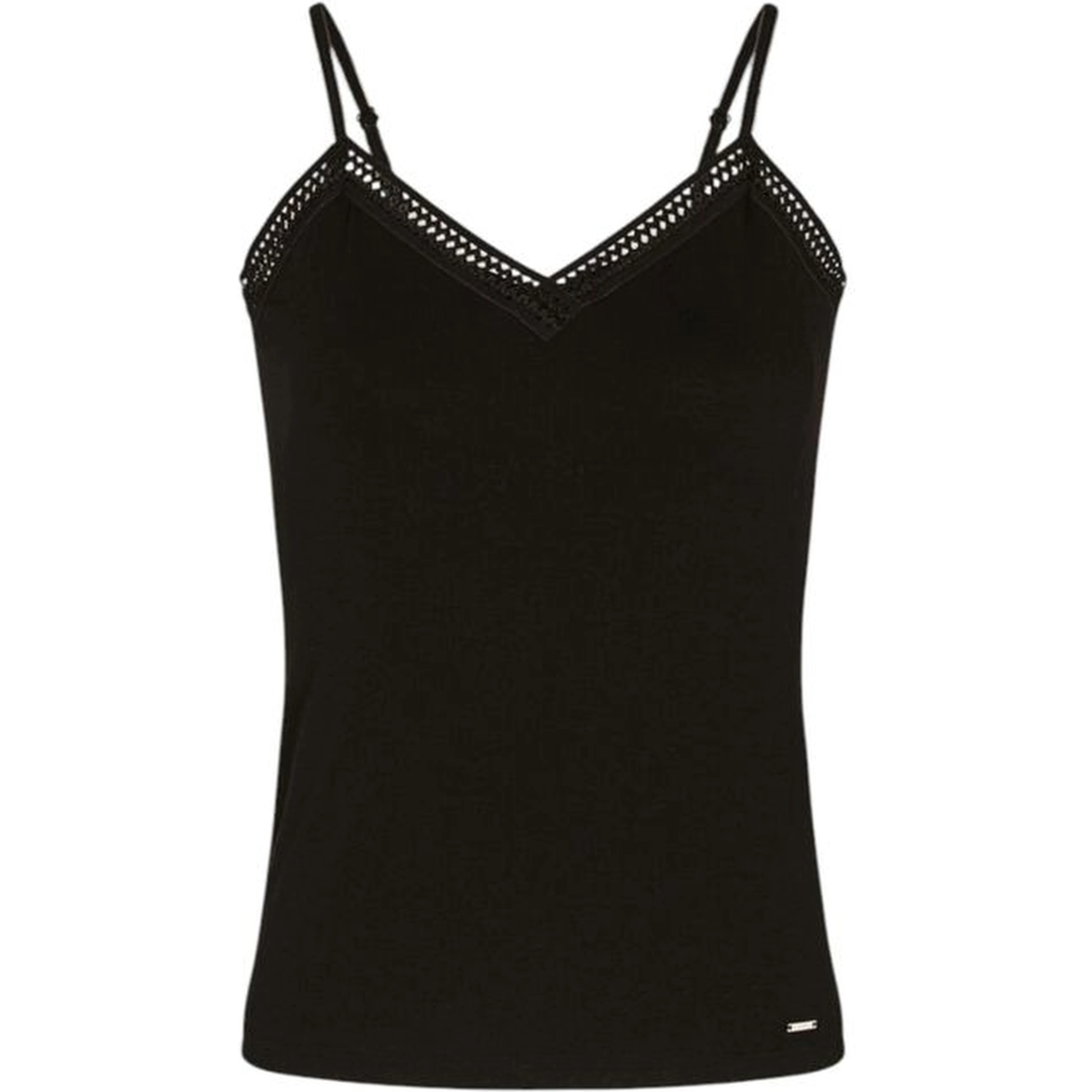 Black Viscose Tank Tops