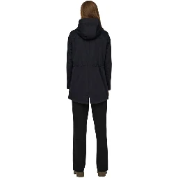 Black Polyester Parka