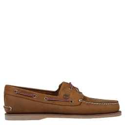 Brown Leather Slip-On Loafers