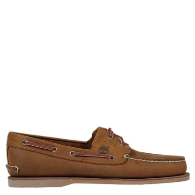 Brown Leather Slip-On Loafers