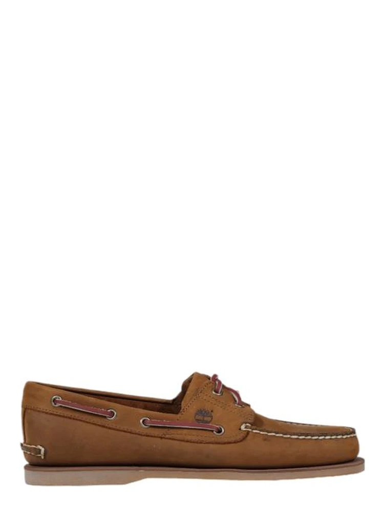 Brown Leather Slip-On Loafers