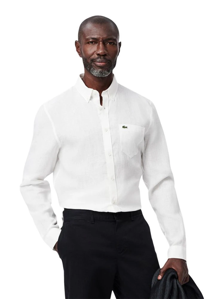 White Linen Shirt