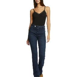 Black Viscose Tank Tops