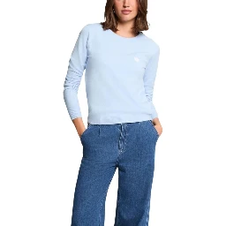 Blue Viscose Sweatshirt