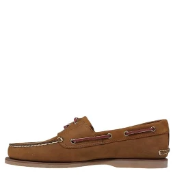 Brown Leather Slip-On Loafers