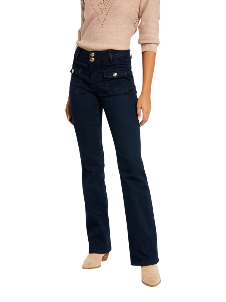 Blue Cotton Skinny Jeans