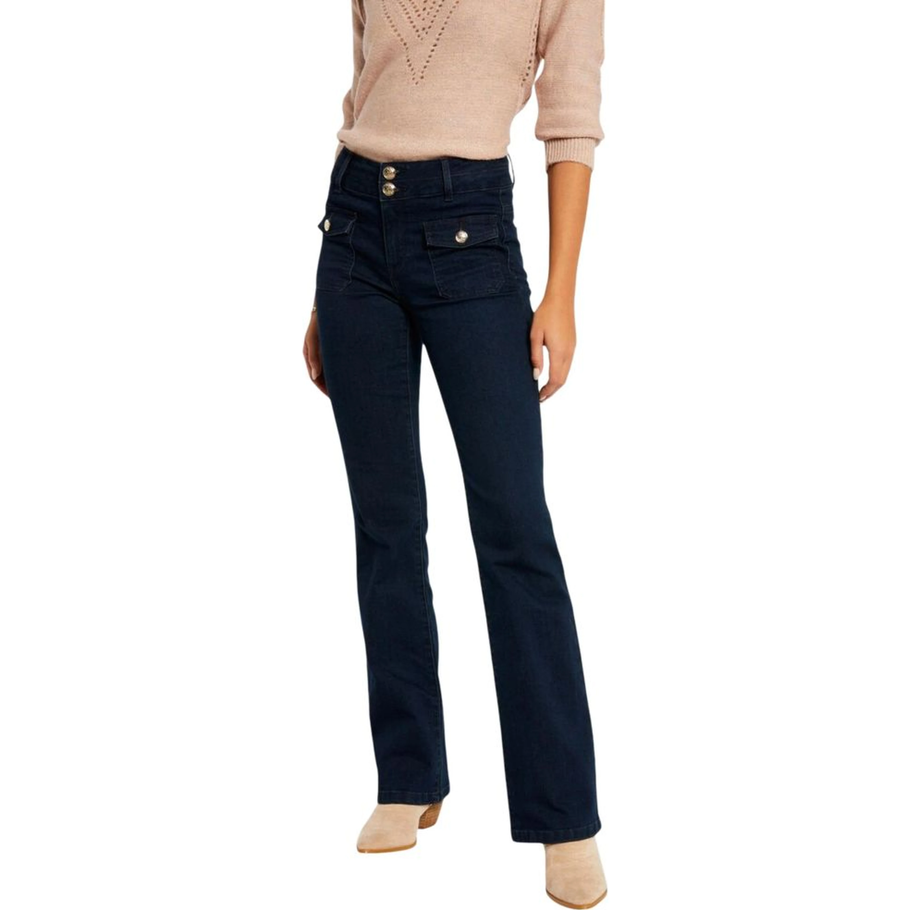 Blue Cotton Skinny Jeans