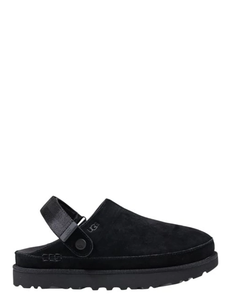 Black Recycled Polyester Platform Pumps