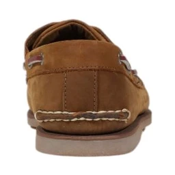 Brown Leather Slip-On Loafers