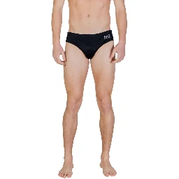 Bicolor Polyester Swim Briefs