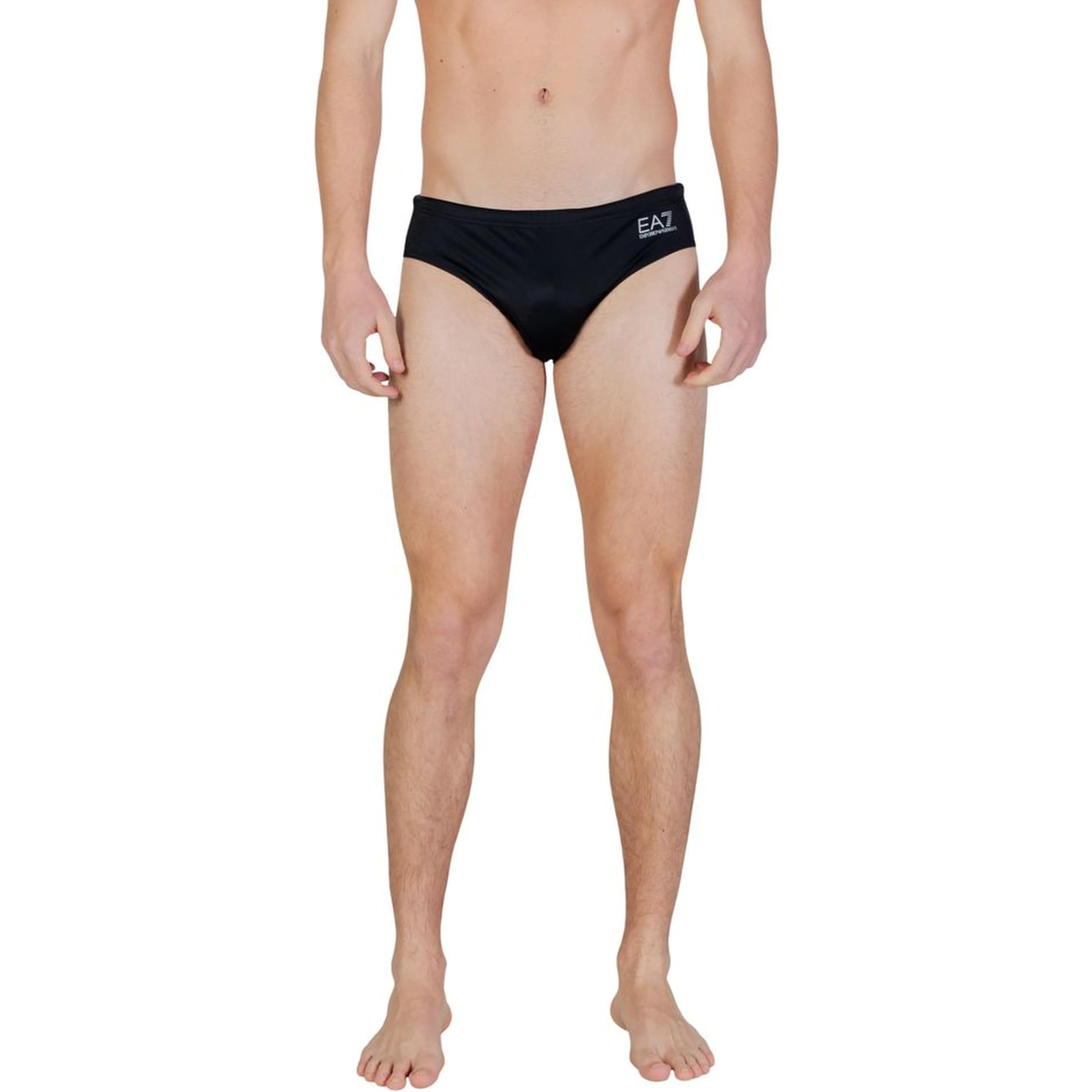 Bicolor Polyester Swim Briefs