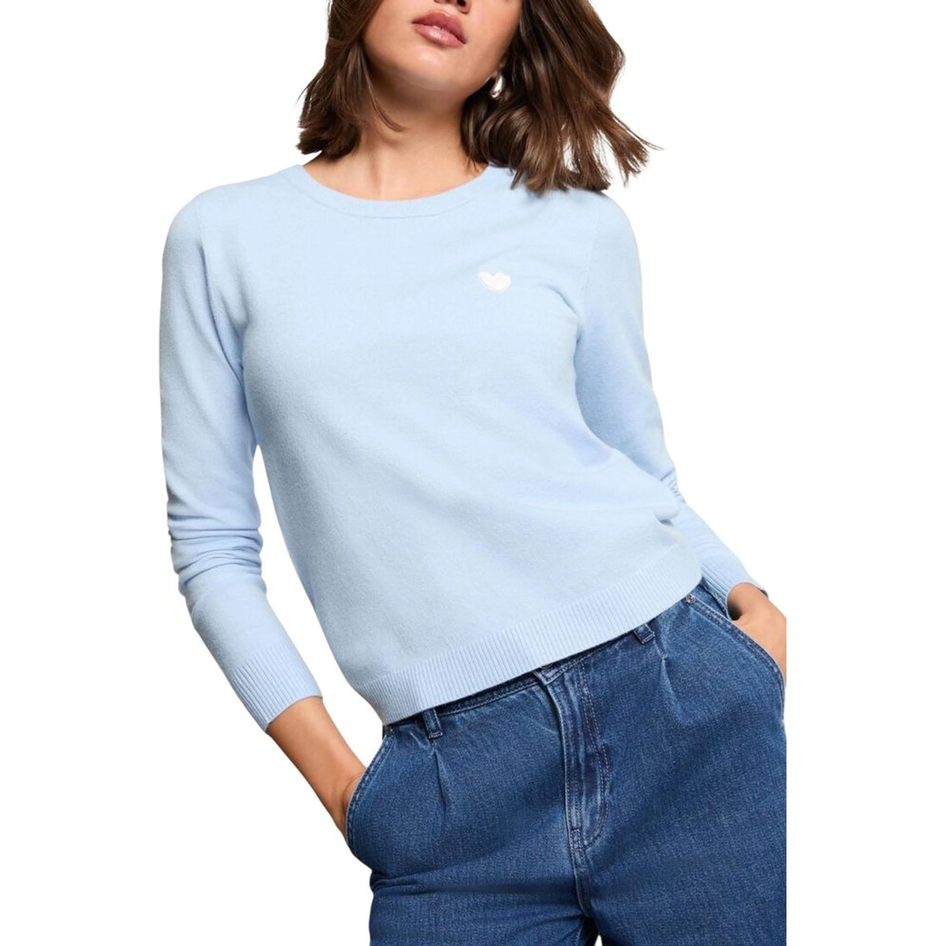 Blue Viscose Sweatshirt