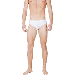 Bicolor Polyester Swim Briefs