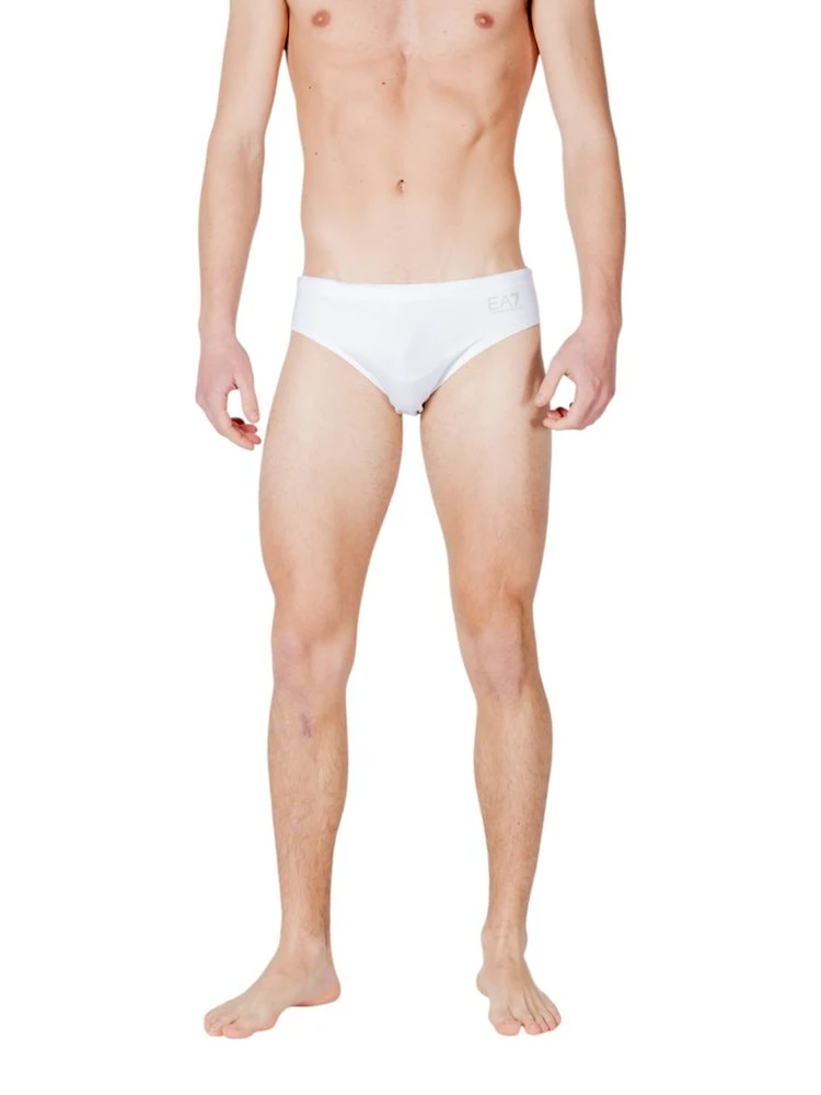 Bicolor Polyester Swim Briefs