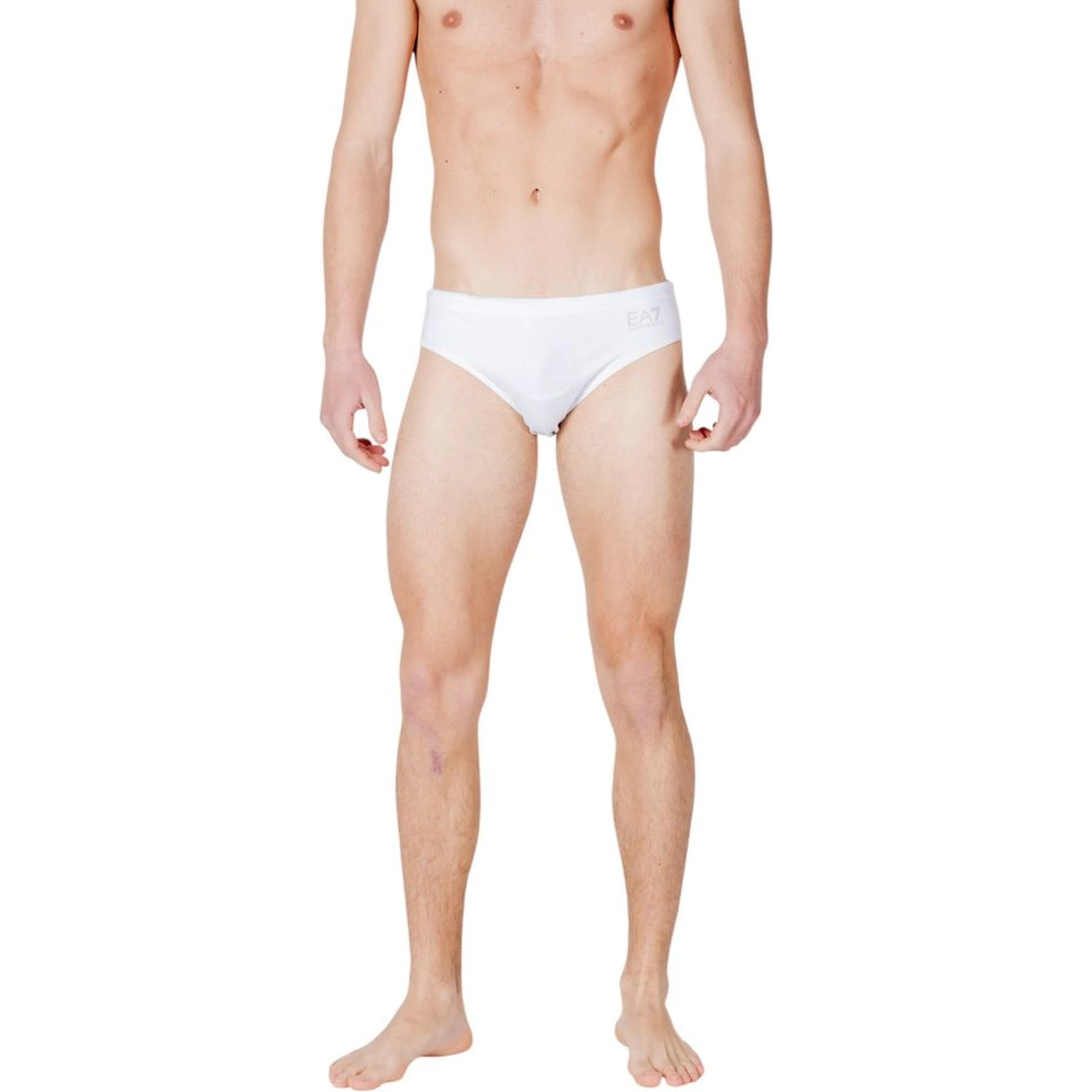 Bicolor Polyester Swim Briefs