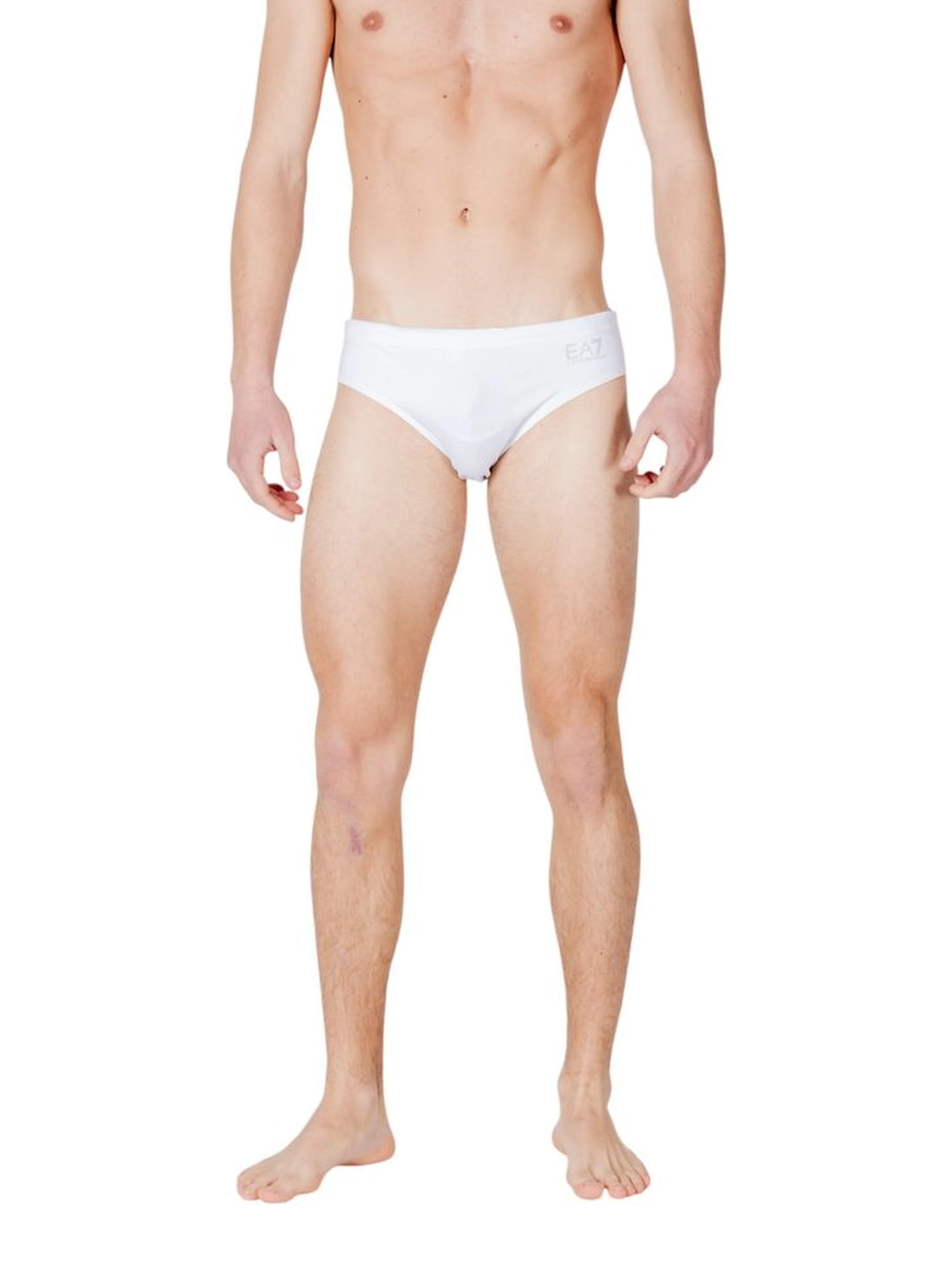 Bicolor Polyester Swim Briefs