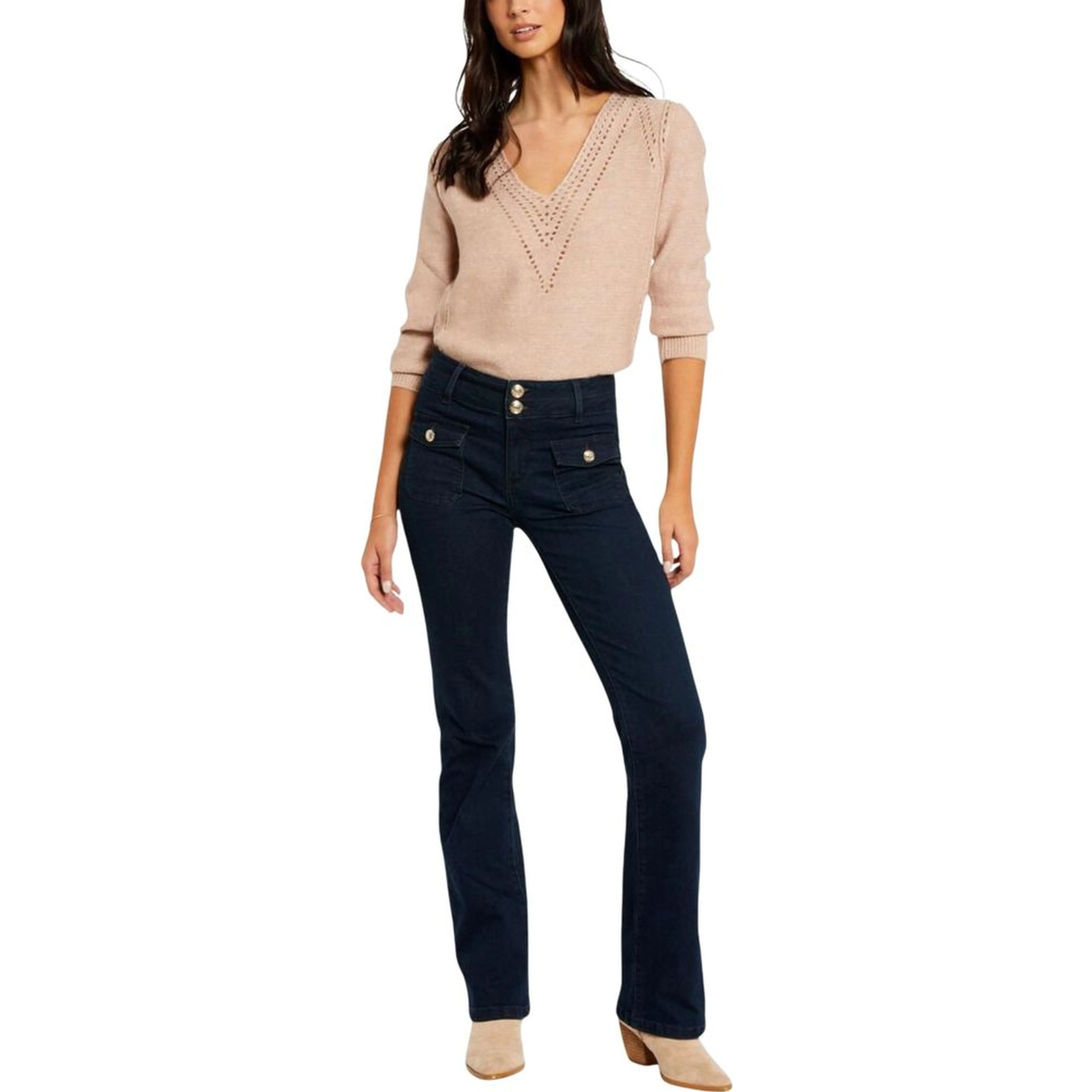 Blue Cotton Skinny Jeans