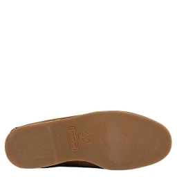 Brown Leather Slip-On Loafers