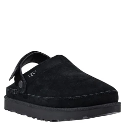 Black Recycled Polyester Platform Pumps