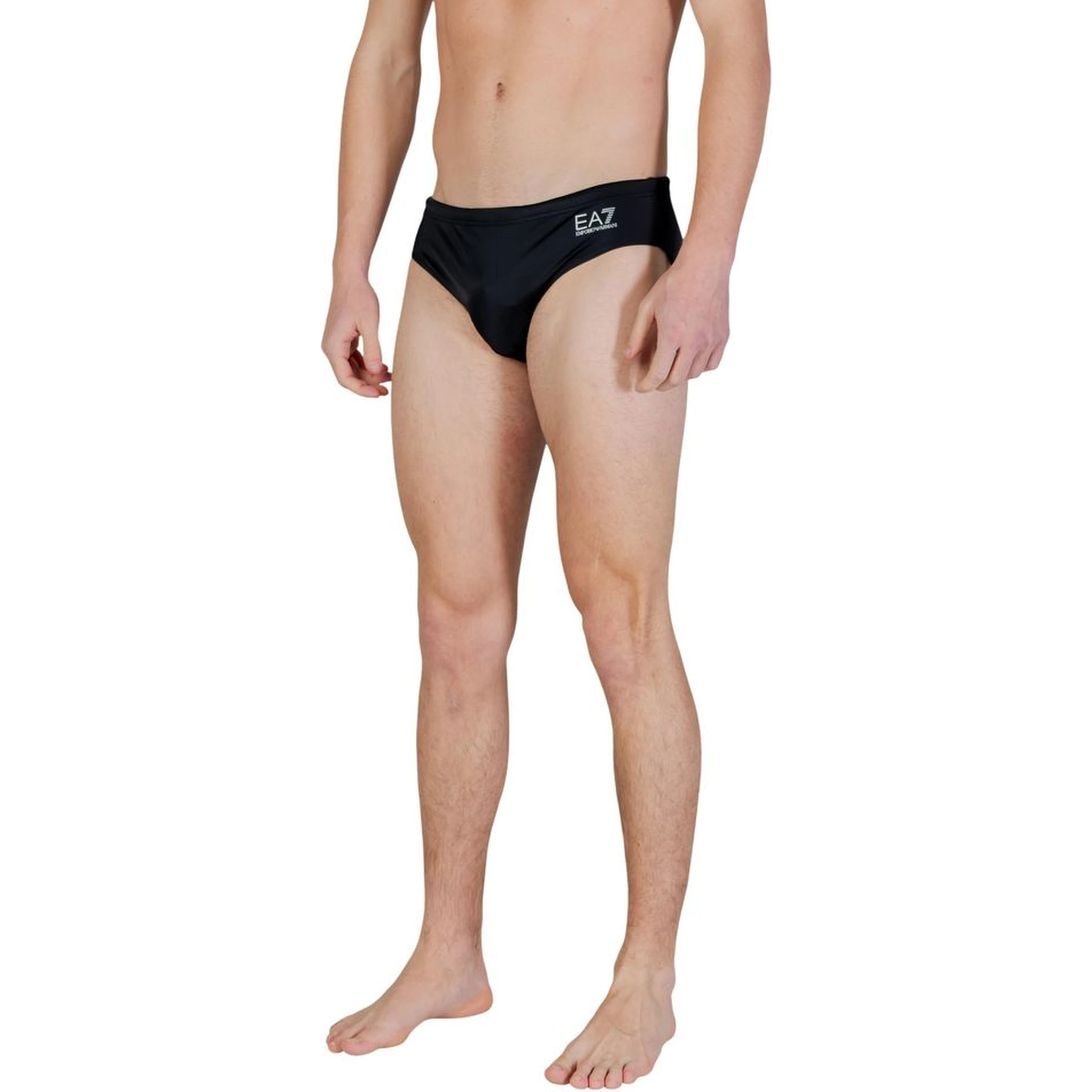 Bicolor Polyester Swim Briefs