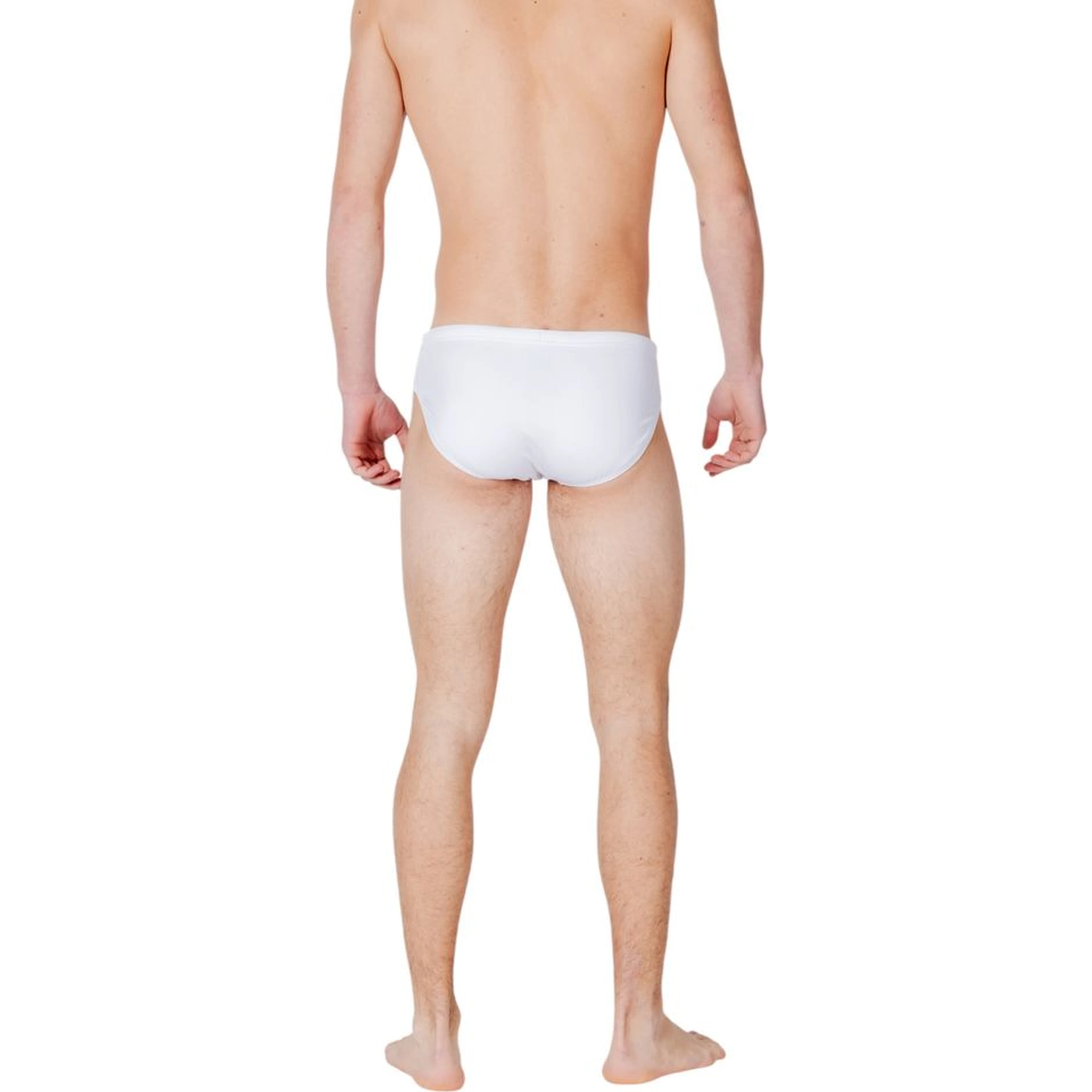 Bicolor Polyester Swim Briefs
