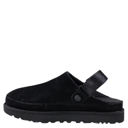 Black Recycled Polyester Platform Pumps