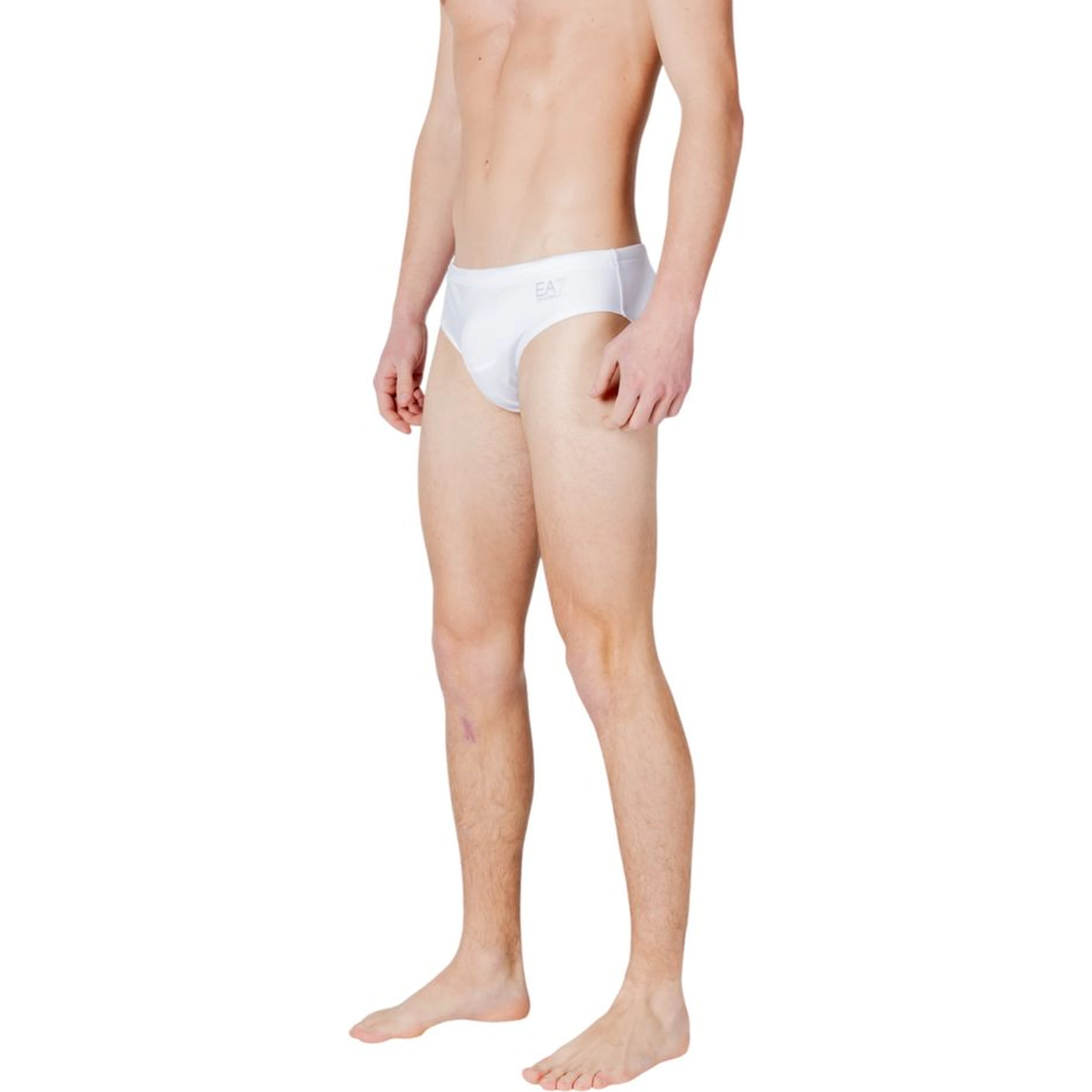 Bicolor Polyester Swim Briefs