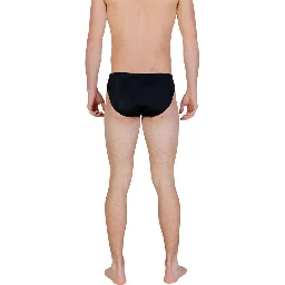 Bicolor Polyester Swim Briefs